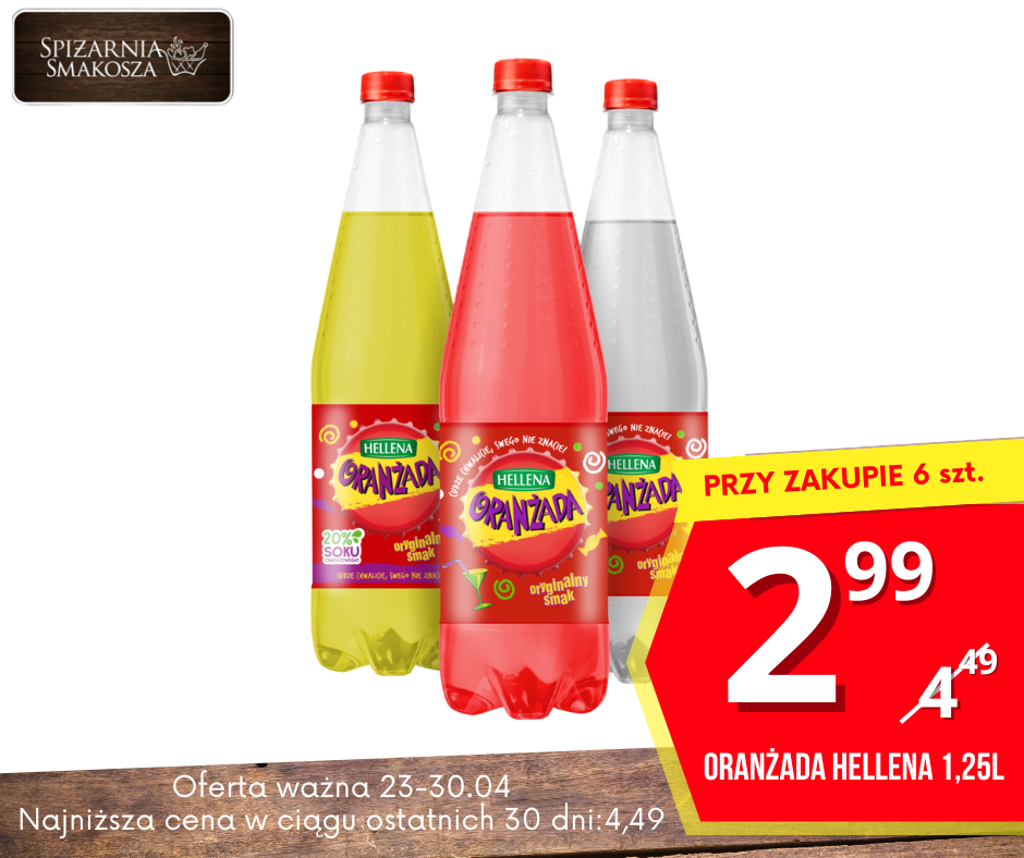 Oranżada Hellena 1,25L